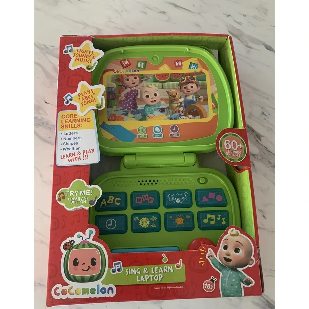 CoComelon Sing‎ & Learn Laptop Toy JJ Lights Sounds ABCs Song 18m+ New